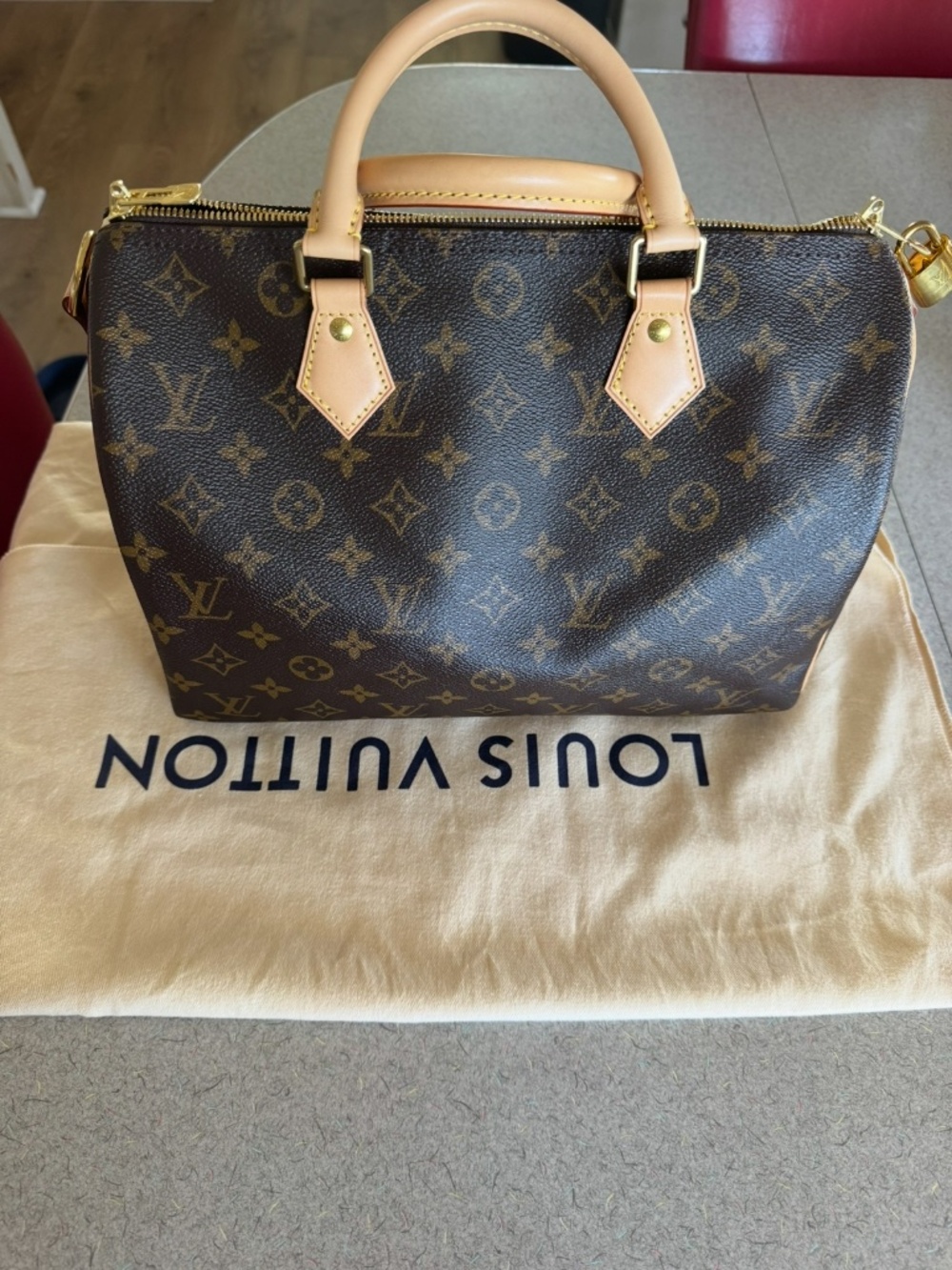 Louis Vuitton Speedy 30  Bandouliere